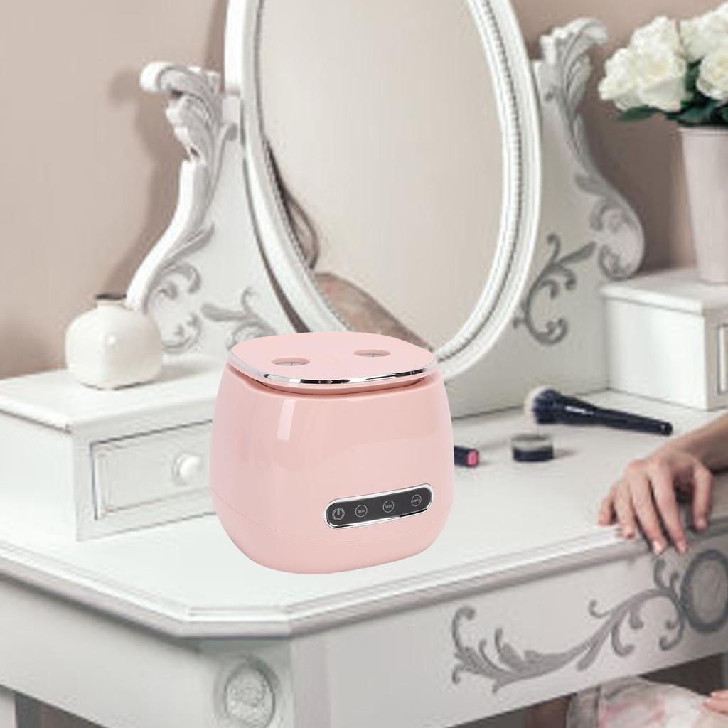 Nail Tool Cleaning Machine Rechargeable Vibration Nail Cleaner Box with 3 Timer Modes   Display for Drill Bits Brushes Jewelry