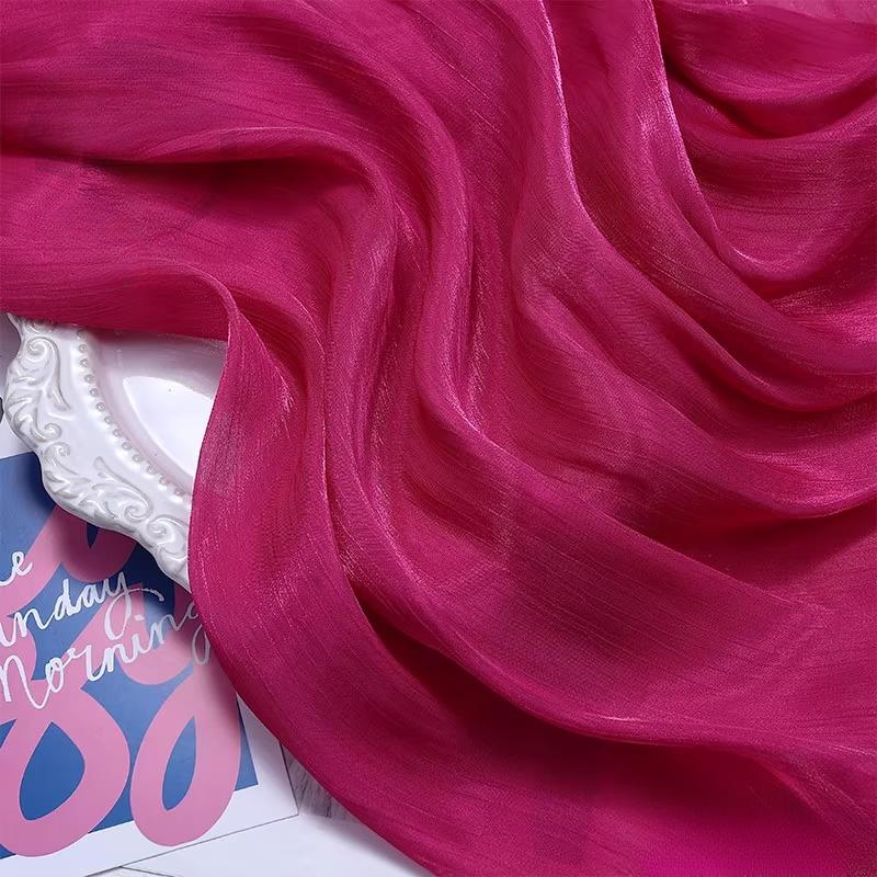 100x150cm Glitter Organza Fabric for Dress Skirt Shirt Clothing Diy Sewing Shiny Cloth Smooth Comfortable Textile