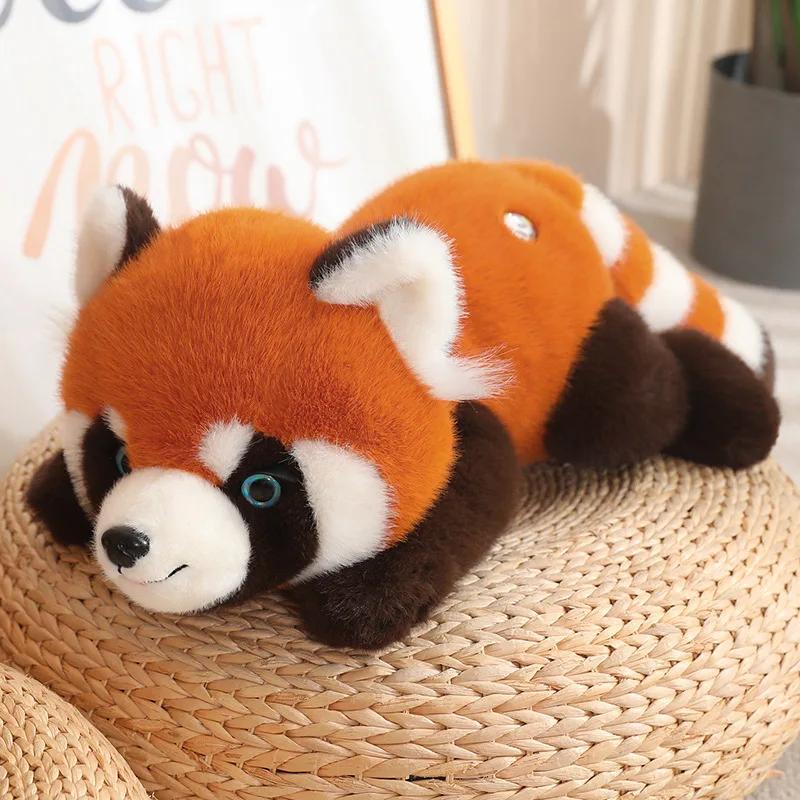 Lifelike Panda Stuffed Animals Raccoon Plush Toy Cute Panda Plushie Toy Gift For Girlfriend Birthday Christmas Gift