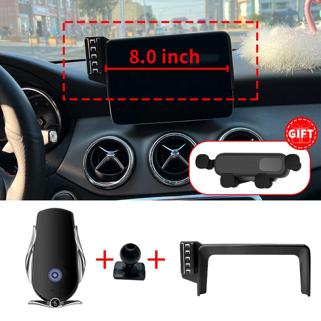 fit for Mercedes-Benz CLA 2016 2017 2018 C117 (8.0in) Integrated Screen Mount Phone Holder Mount Car accessoires