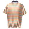 LACOSTE Made in USA Border Pattern Short sleeve Polo shirt 2 Multi Men's Used
