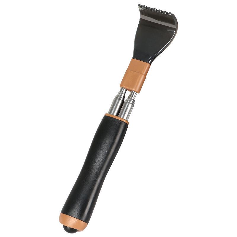 Satisfaction Guaranteed: Extendable Anti-Rotation Stainless Steel Back Scratcher with Double Rod Grip