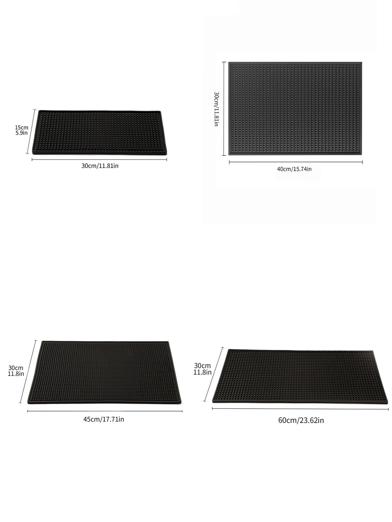 

Подставки из ПВХ Leeseph, коврик для сушки посуды, коврик для барного обслуживания, минималистичный прямоугольный коврик для сушки посуды, аксессуары для барной стойки