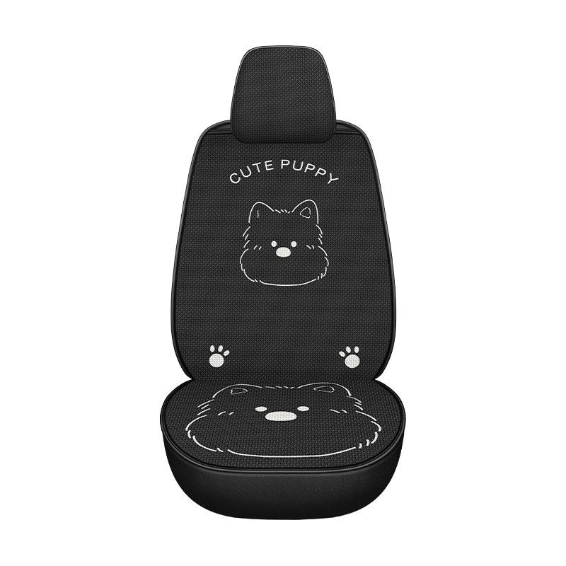 Cartoon West Highland Car Seat Cushion for BYD Seal 06 Yuan PLUS/Pro - Universal and Breathable, All-Season.