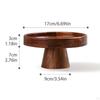 Solid Wooden Tray Appetizer Serving Cake Plate Stand,High Footed,for Fruit Snack Wedding