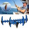 Fishing Rod Holder Screw-in Feeder Rod Rest Head Universal Fishing Pole Support Stand Bracket Bank Sea Fishing