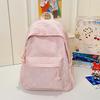 Girls backpack dopamine candy color junior high school students light shopping travel large capacity backpack