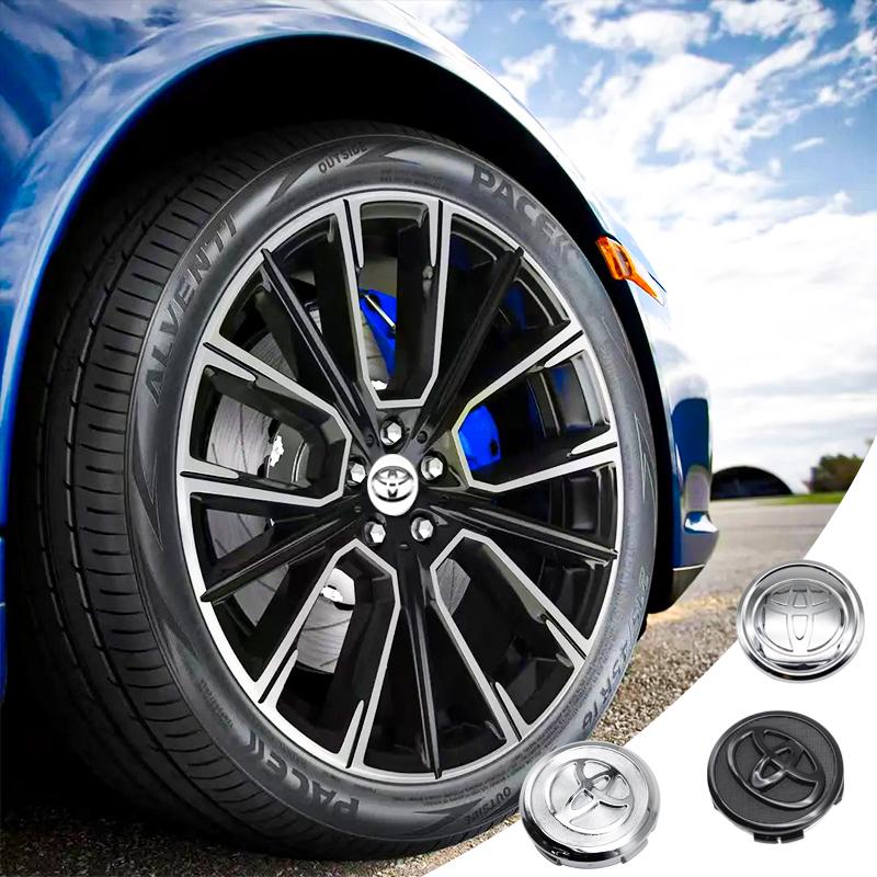 2026 Nové Pro Toyota 57/62mm Dekorativní odznak krytka středového krytu kola auta Krytky nábojů pro Toyota C-hr Rav4 Yaris Hilux Avensis Prius