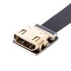 CY CYFPV Down Angled 90 Degree HDMI Male to Female FPC Flat Cable for HDTV Multicopter Aerial Photography Black 20cm x 50cm x 20cm