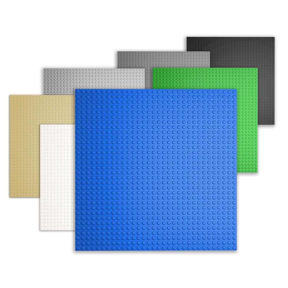 2PCS Classic Baseplates 32x32 16x32 Dots Base Plate MOC Blocks Plastic Building Bricks Assembly Compatible Brand City Friends