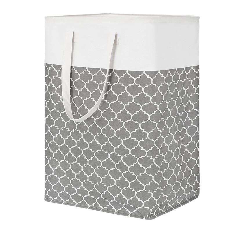 Bag 75l Storage Collapsible Tall Clothes Basket Canvas Material Capacity Large