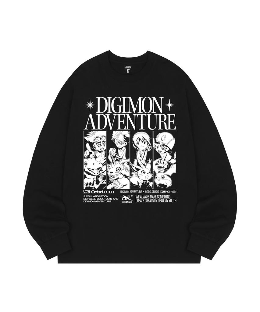 ODDSTUDIO [Digimon Adventure] Children & Partner Digimon Long Sleeve - 2 Colors