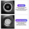 AAUG1 Car One-Click Start Stop Engine Rhinestone Ring Circle Trims Protective Cover for Mercedes Benz W211 W204 W210 W203 CLA GLA