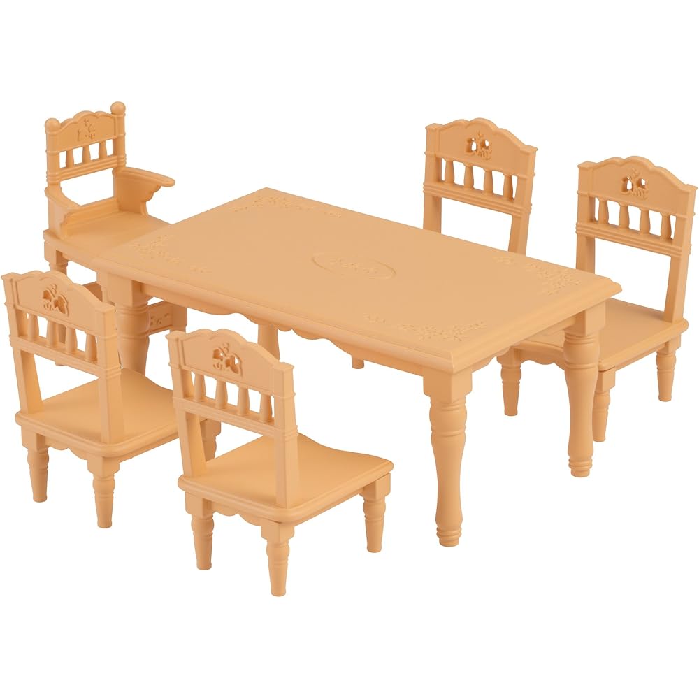 

Sylvanian Families EPOCH Dining Table Set ST Mark Certified Toy for Dollhouse Ages 3 and Up