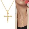 Copper Necklaces Authentic Rose Gold Plated Pink Zirconium Cupid Necklaces Cross Firefly Womens Jewellery Accessory Fine Gift