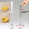 Home Kitchen Easy Whisk Beater Cake Blender Cream Stirrer Egg Beater Stainless Steel