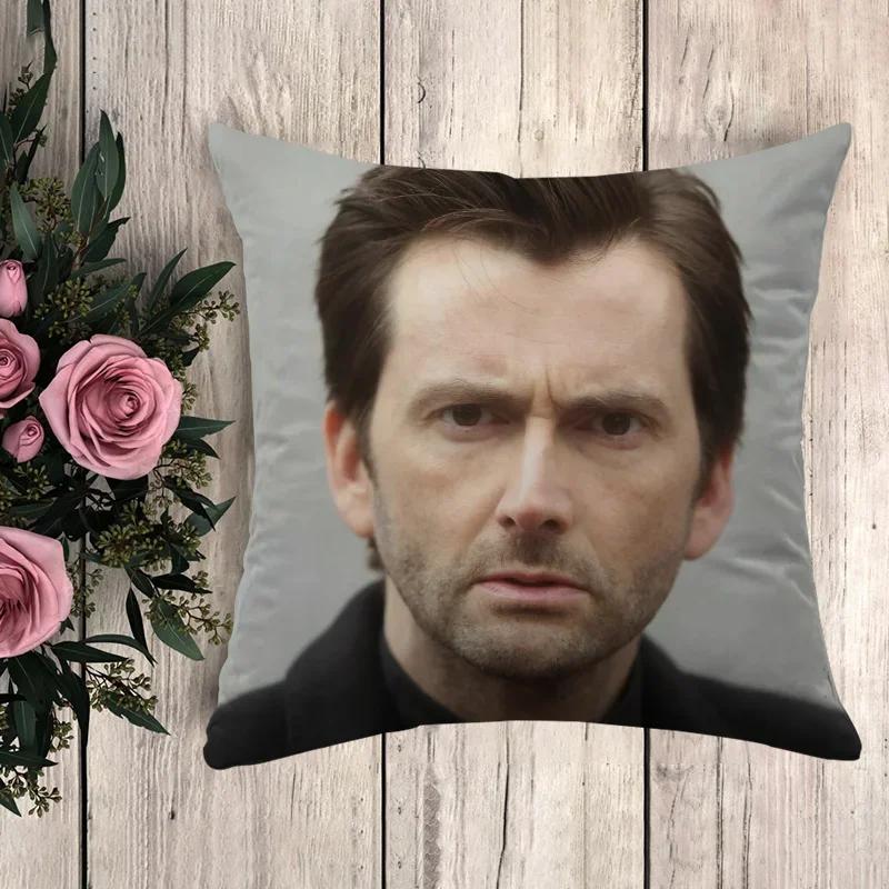 Anime Pillow David Tennant Cushion Cover X Decorative Pillowcases For Pillows X Pillowcase Car Decoration Fall Decor