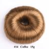 Fashion Elegant Black Hair Wig Hair Clip Brown Hair Styling Tools Hair Donut Shaper Bun Maker Hair Ring DIY