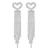 Temperament Luxury Shiny Diamond Love Earrings