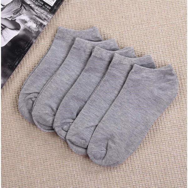 5 Pairs Men's Low Cut Socks Shallow Invisible Socks Spring and Summer Short Socks Pure Cotton Breathable Socks