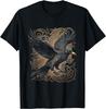 Norse Myth Odins Raven Nordic Warrior Valhalla TShirt 100 Cotton ONeck Short Sleeve Summer Casual Mens Tshirt Streetwear
