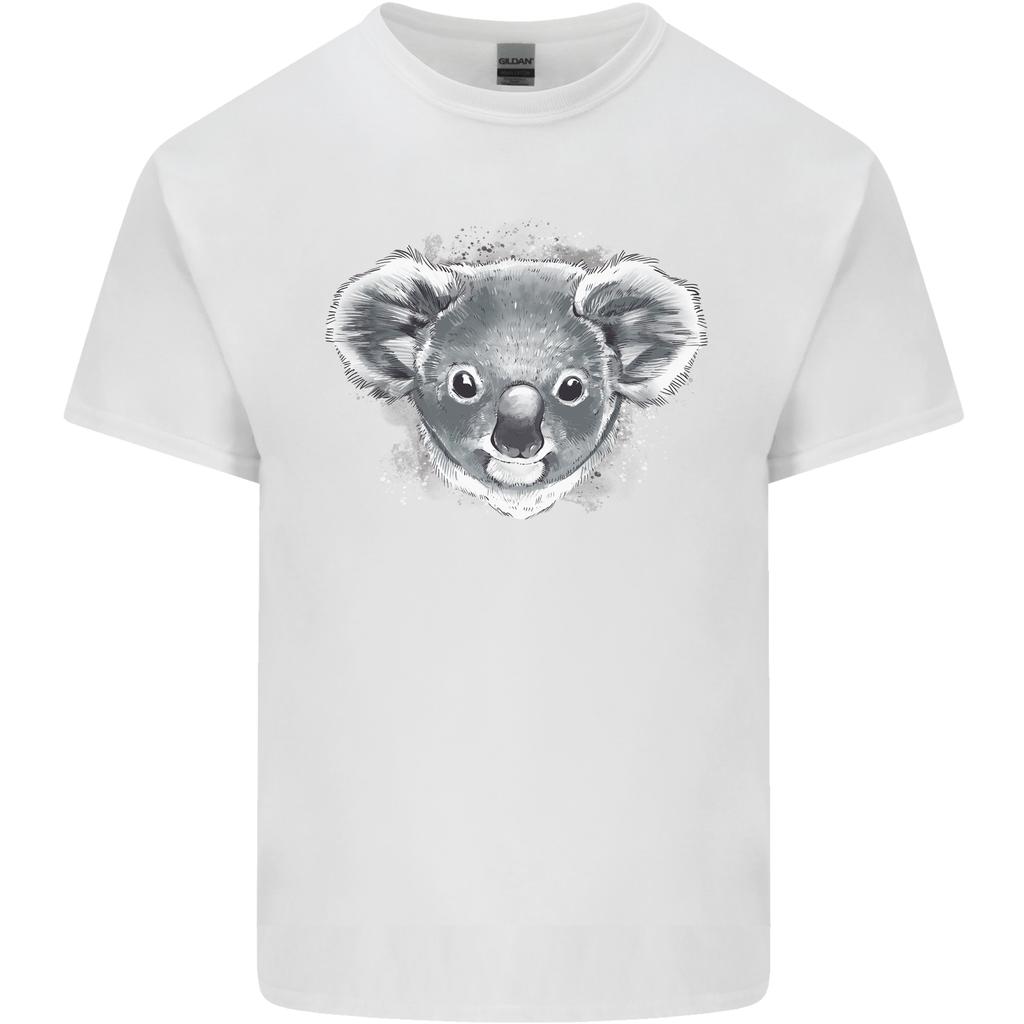 A Koala Bear Head Unisexs Light Cotton Tshirt