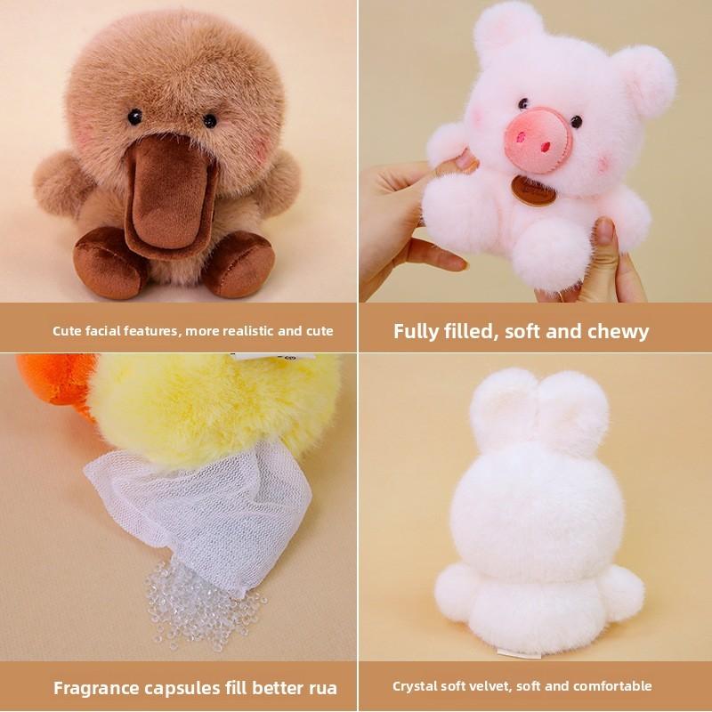 Panda Plush Desk Companion Toy With Soft Polyester Fiber For Kids And Collectors