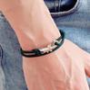 Simple Style Shark Bracelet For Men Sliding And Adjustable Rope Braslet Beach Surfing Nautical Braclet Accesorios Hombre Pulsera