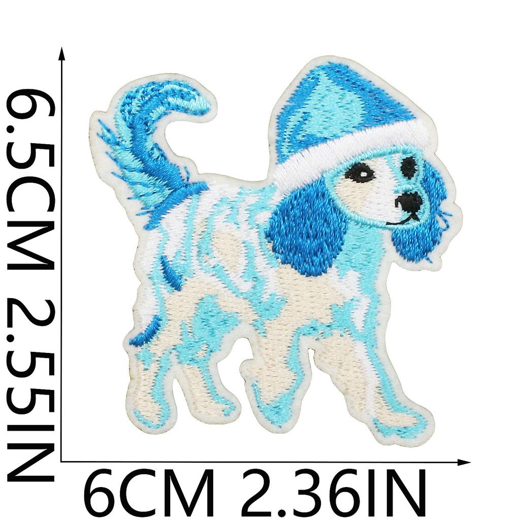 Christmas Theme Embroidery Cloth Sticker Bag Clothes Decoration Snowflake Bell Patch Sticker Gift Computer Embroidery Stamp Ironing