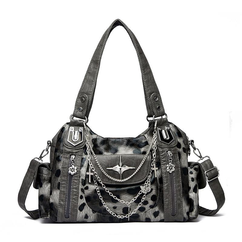Dual-shoulder Backpack, Large-capacity Tote Bag, Niche Commuter Single-shoulder Crossbody Bag