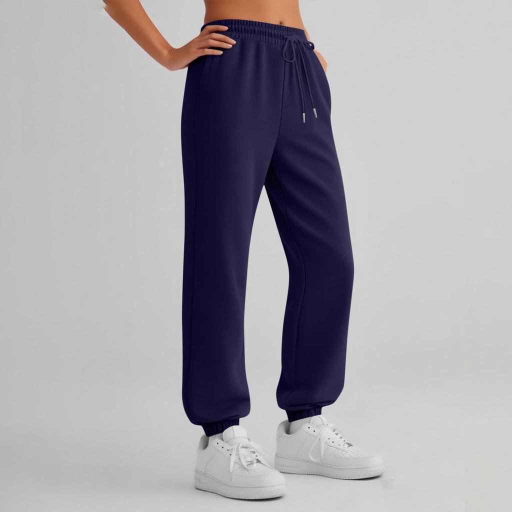 Womens Sweatpants With Pockets Solid Color