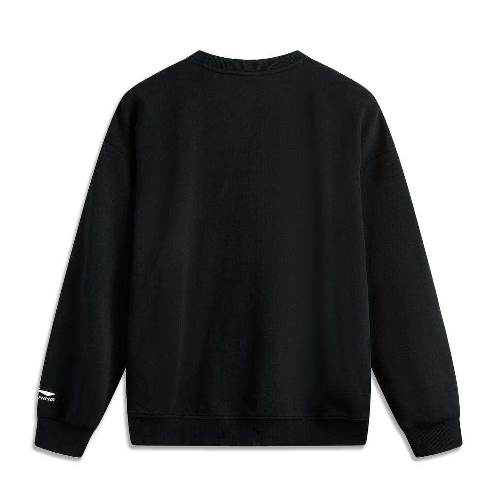 Li Ning Sports Fashion Collection Sweatshirt Unisex Black AWDUF05-1