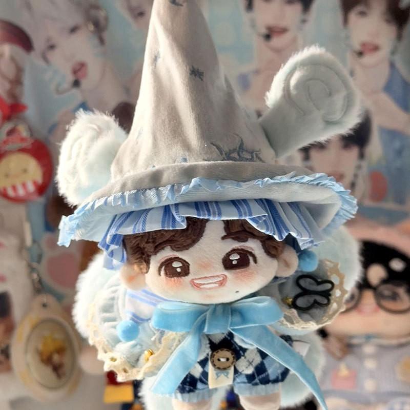 10cm Cotton Doll Outfit Blue Mage Costume DIMOO Newborn Diary Series Clothing Only