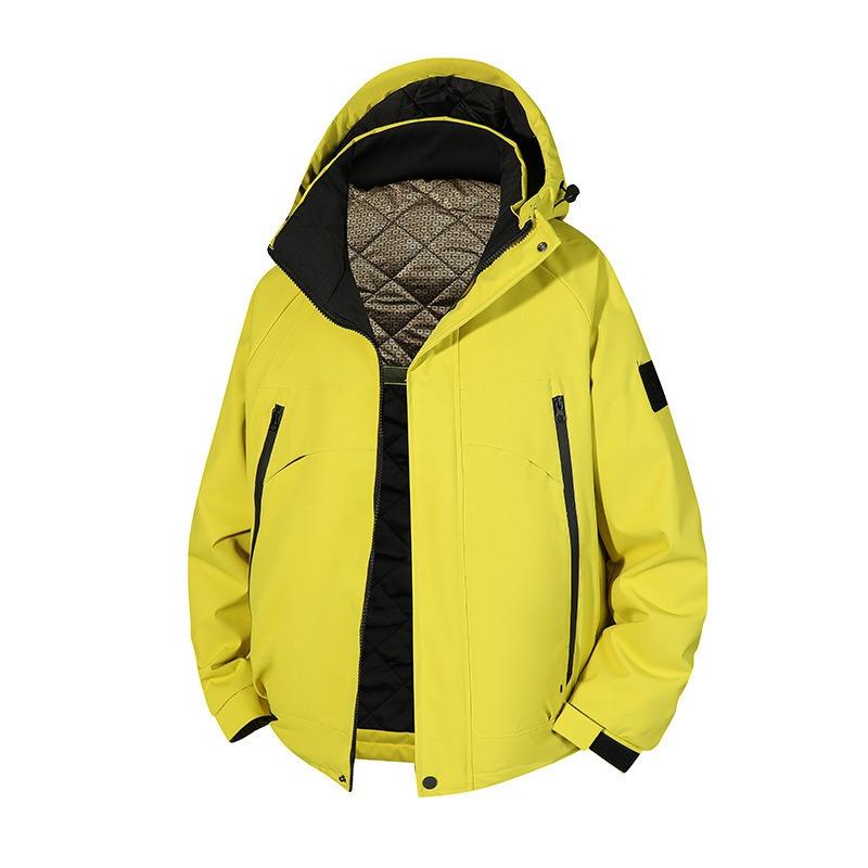 Graphen-integrierte Baumwolle Outdoor-Steppjacke winddicht wasserdicht und Kältejacke Paar lässige Steppjacke verdickte Steppjacke