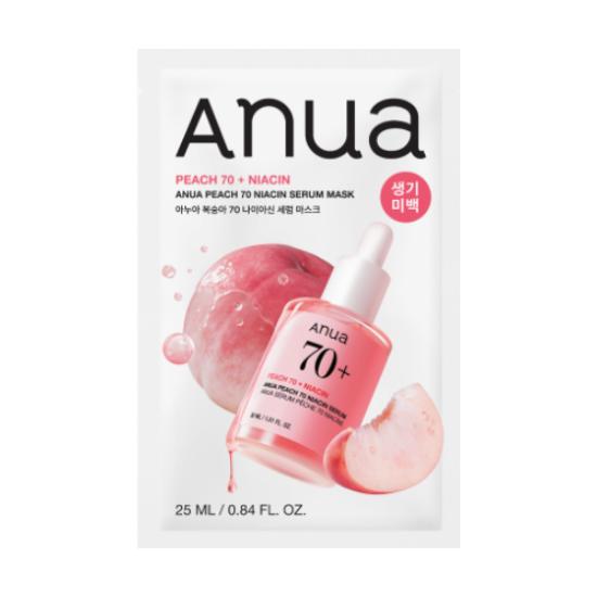 Anua Peach Niacinamide Serum Mask Brightening & Hydrating 25ml Sheet Mask