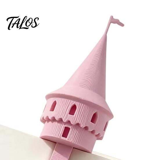 Tower Shaped Bookmark Castle Paper Clip Bookmark, 3D Printed Cute Book Page Fairy Tale Markers for Reading, Fantasy Medieval Paperclip Students
