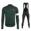 2026 Rvouei Squadra Professionale Primavera Manica Lunga Set Maglia da Ciclismo Uomo Abbigliamento Bicicletta Kit Pantaloncini con Bretelle Maglia MTB Ropa Ciclismo