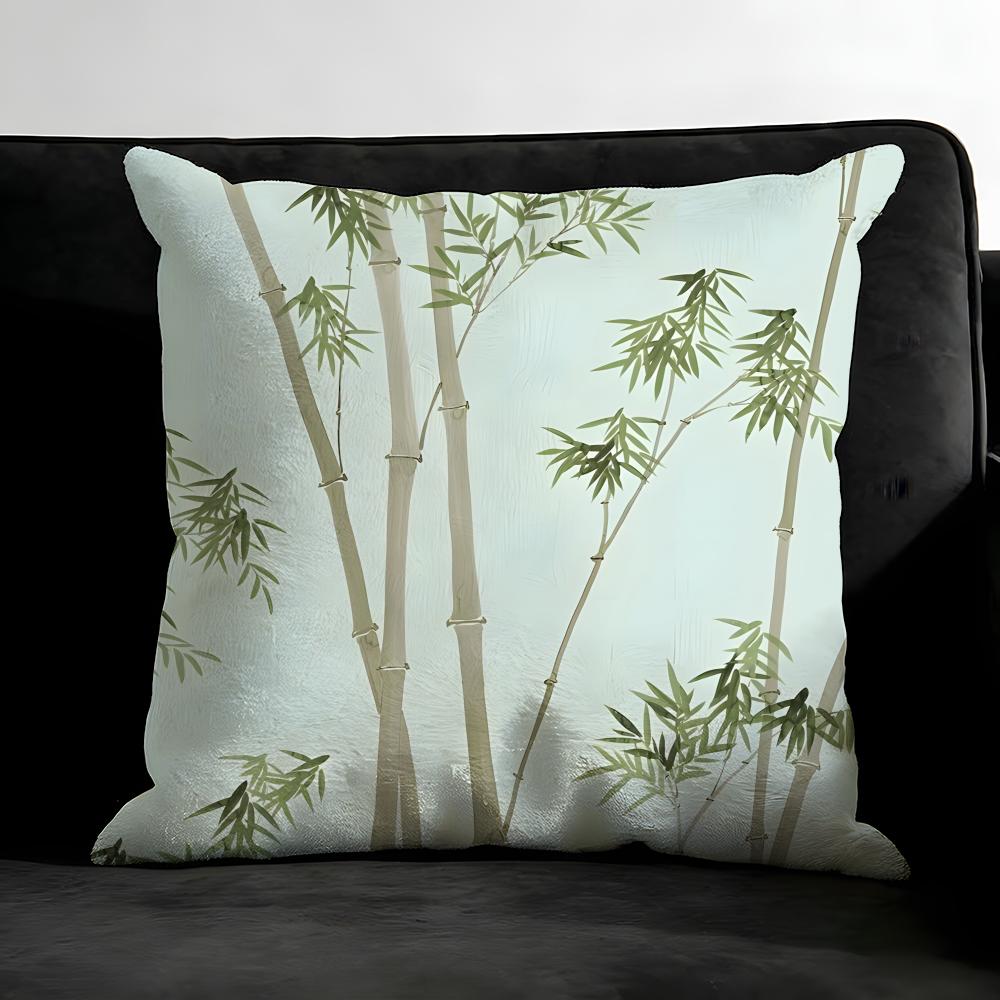 Bamboo Luxury Cushion Cover Pillowcase Ultra Soft Skin Friendly Fabric Cloud Like Comfort & Concealed Zipper