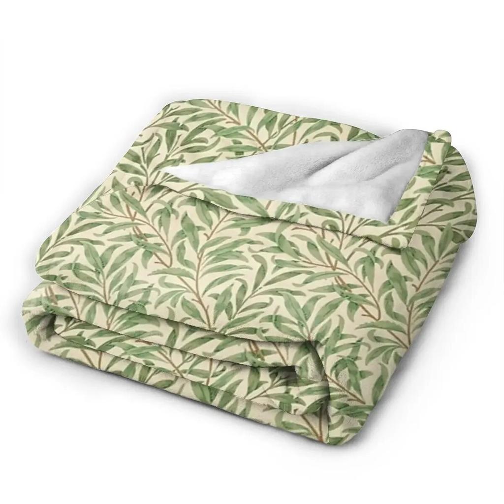 Willow Boughs Blanket Soft Warm Flannel Throw Blanket Cover for Bed Living Room Picnic Travel Home Couch
