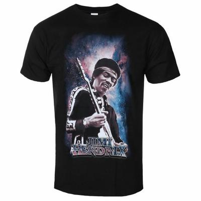 Jimi Hendrix Unisex Adult Galaxy Cotton T-Shirt
