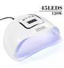 SUN X5 LED MAX lampa na manikúru 45 LED UV LED lampa na nehty na nehty vytvrzovací lak na nehty LED lampa na nehty gelové lampy na sušení nehtů