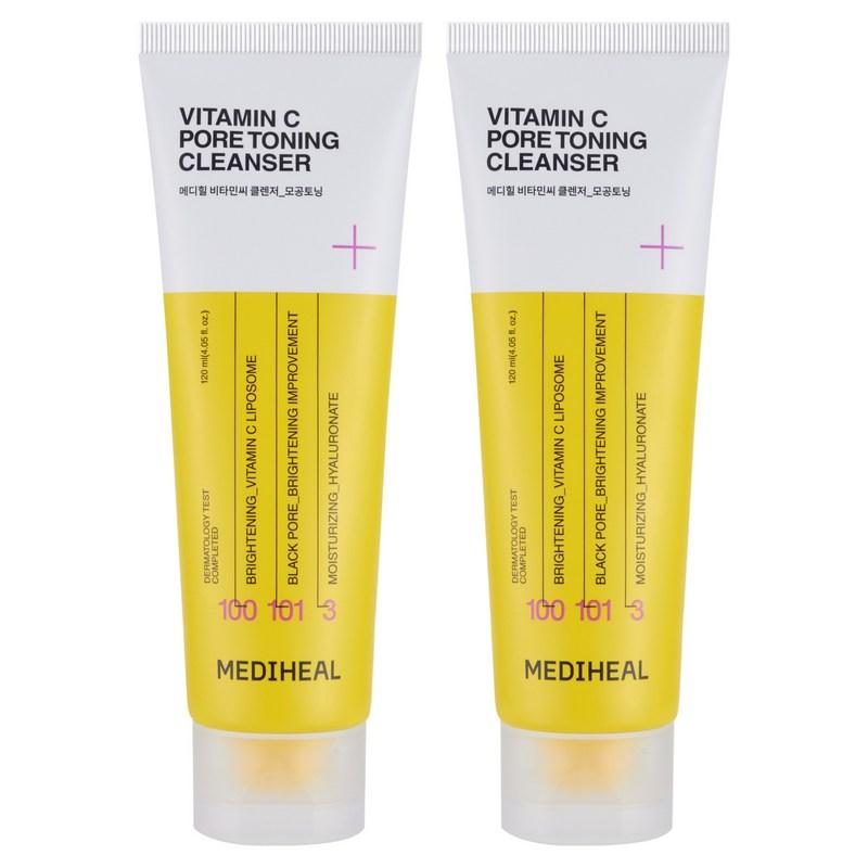 Mediheal Pore Toning Cleansing Foam, 120ml, 2 pcs