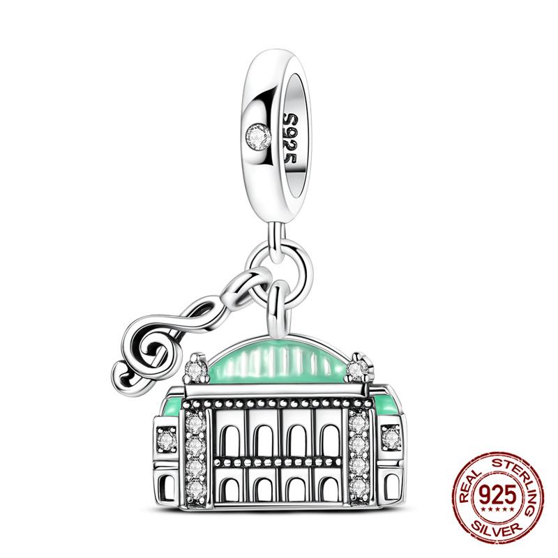 New 100 Copper Roman Colosseum Empire State Building Charm Bead Charms Compatible With Authentic Bracelets Do It Yourself Jewellery Making Womens Gi