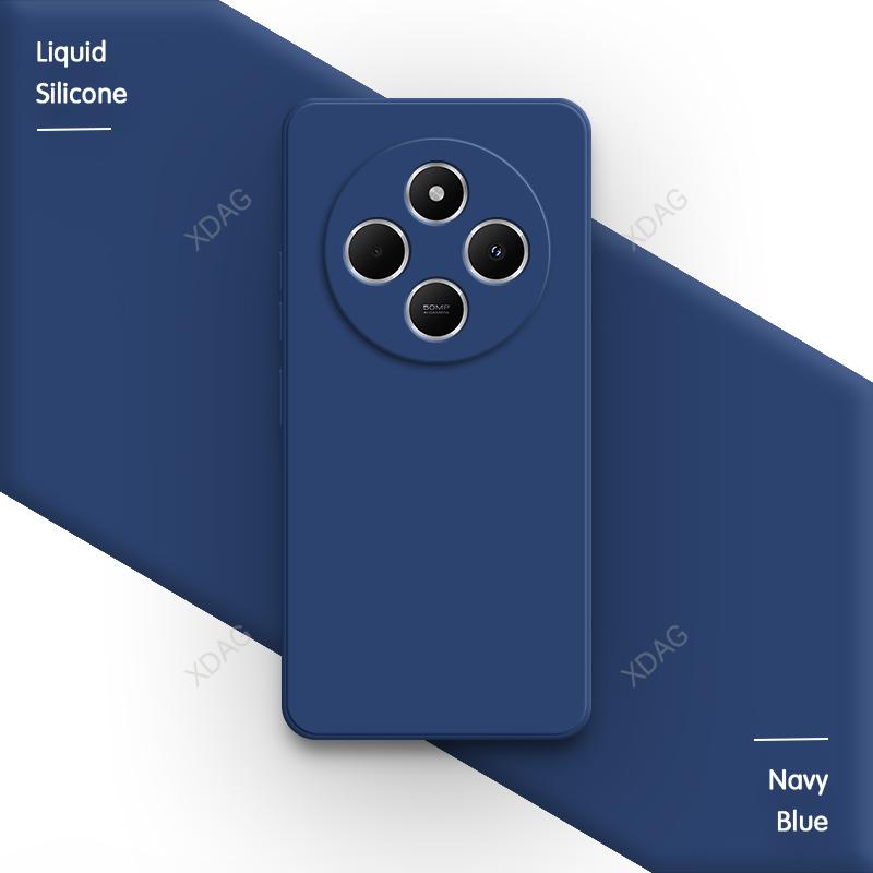 Original Phone Case for Redmi 14C 14R A4 4G 5G Simple Camera Protection Square Liquid Silicone Shockproof Soft Luxury Back Cover