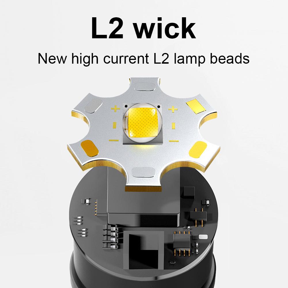 6000LM Ultra Jasná Potápěčská Svítilna L2 LED Reflektor Potápěčská Lampa 150M 26650 Vodotěsná IPX8 Lucerna Kemping Rybaření Svítilna