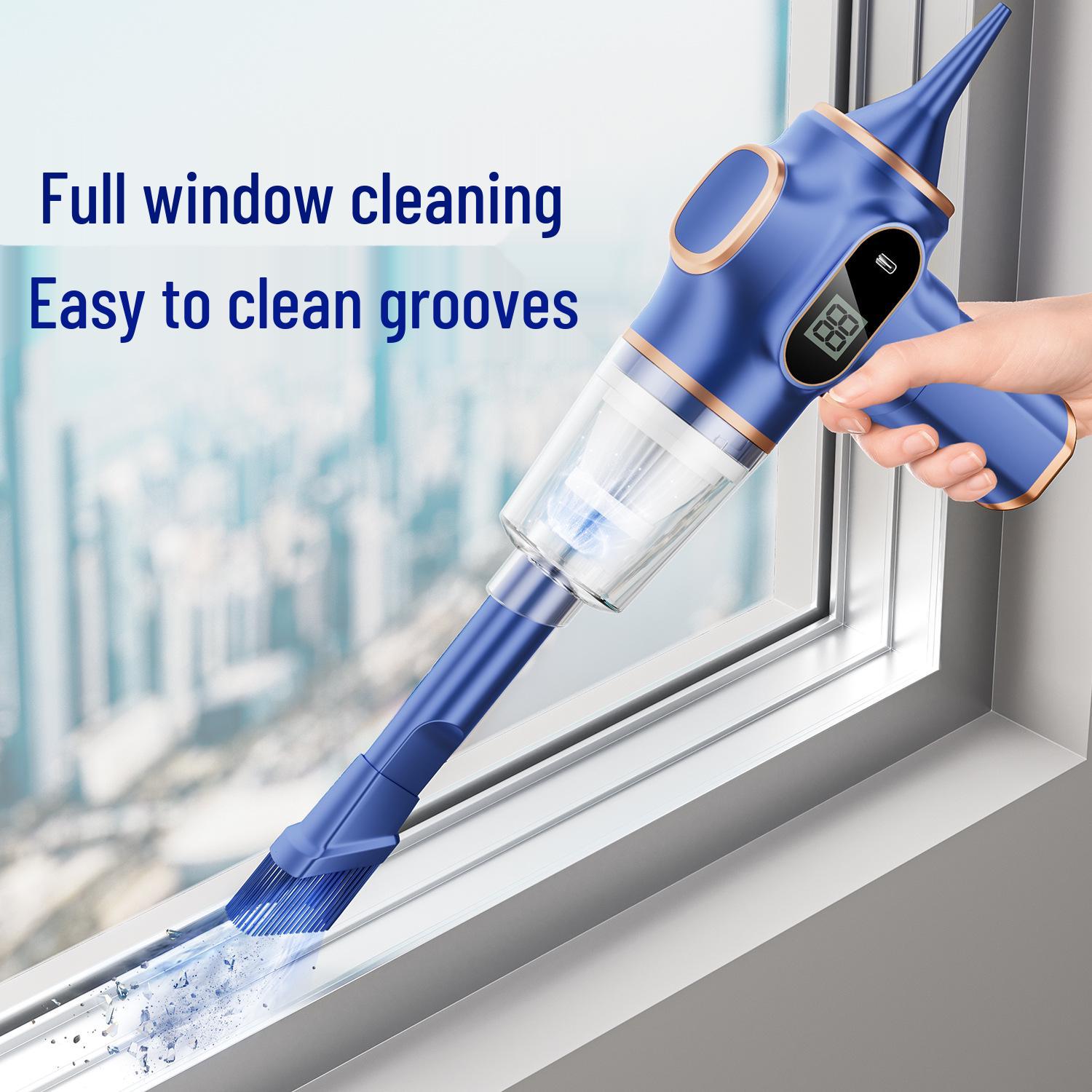 

High-Power Portable Multifunctional Car Vacuum Cleaner with Blow-Suction Integration