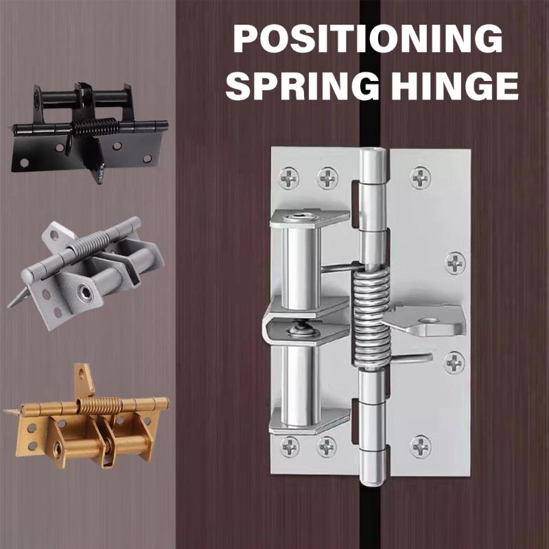 Heavy Duty Self Closing Wood Door Closers Self-Closing Spring Door Hinges 90 Degree Positioning Automatic Hinge Hardware
