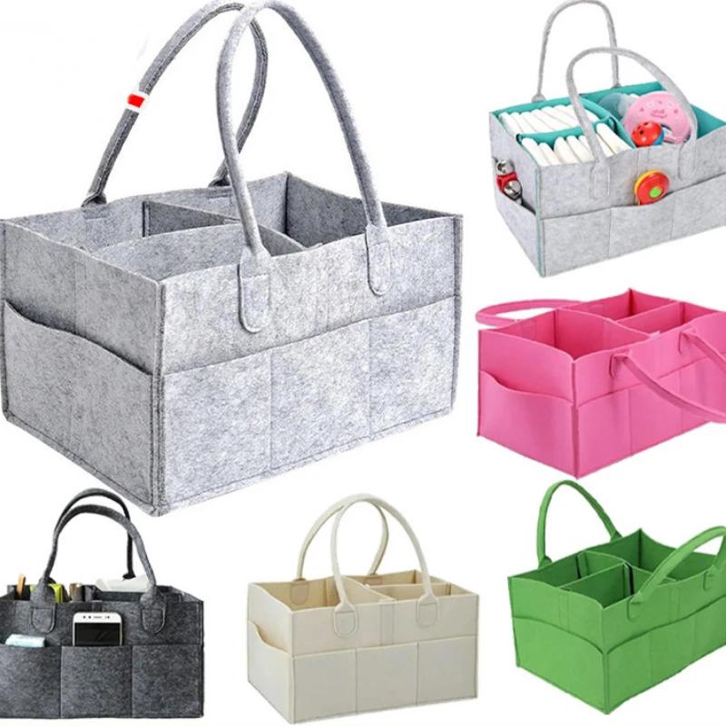 Portable Mummy Bag Bottle Storage Multi-Function Separate Bag Nappy Maternity Handbag Large Capacity Baby Tote Diaper Organizer