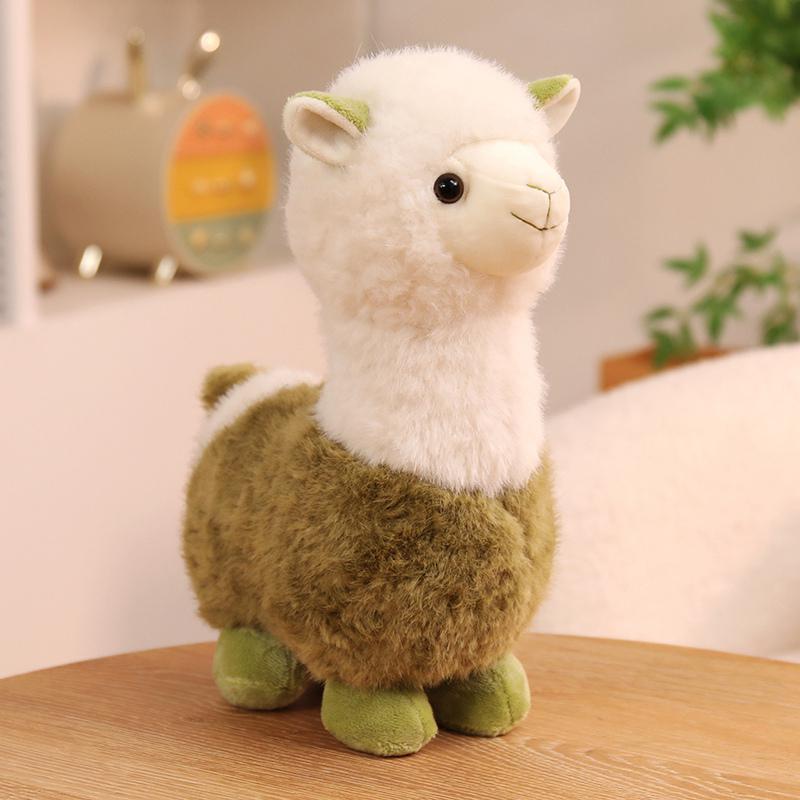 Heiß 30cm Süßes Kleines Alpaka Plüschtier Stofftier 5 Farben Neu Weiche Schafpuppe Heimdeko Kinder Mädchen Geburtstag Weihnachtsgeschenk