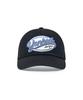 Emelbi Street Oval Cursive Unstructured Ball Cap Ny (Black)
